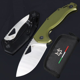 Fox 7573 Stainless Steel Folding Blade Knife Outdoor Survival Tactical Hunting Camping Pocket Knife OEM Customization UD408837